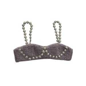 Ozlana Pearl Bralette in Purple White